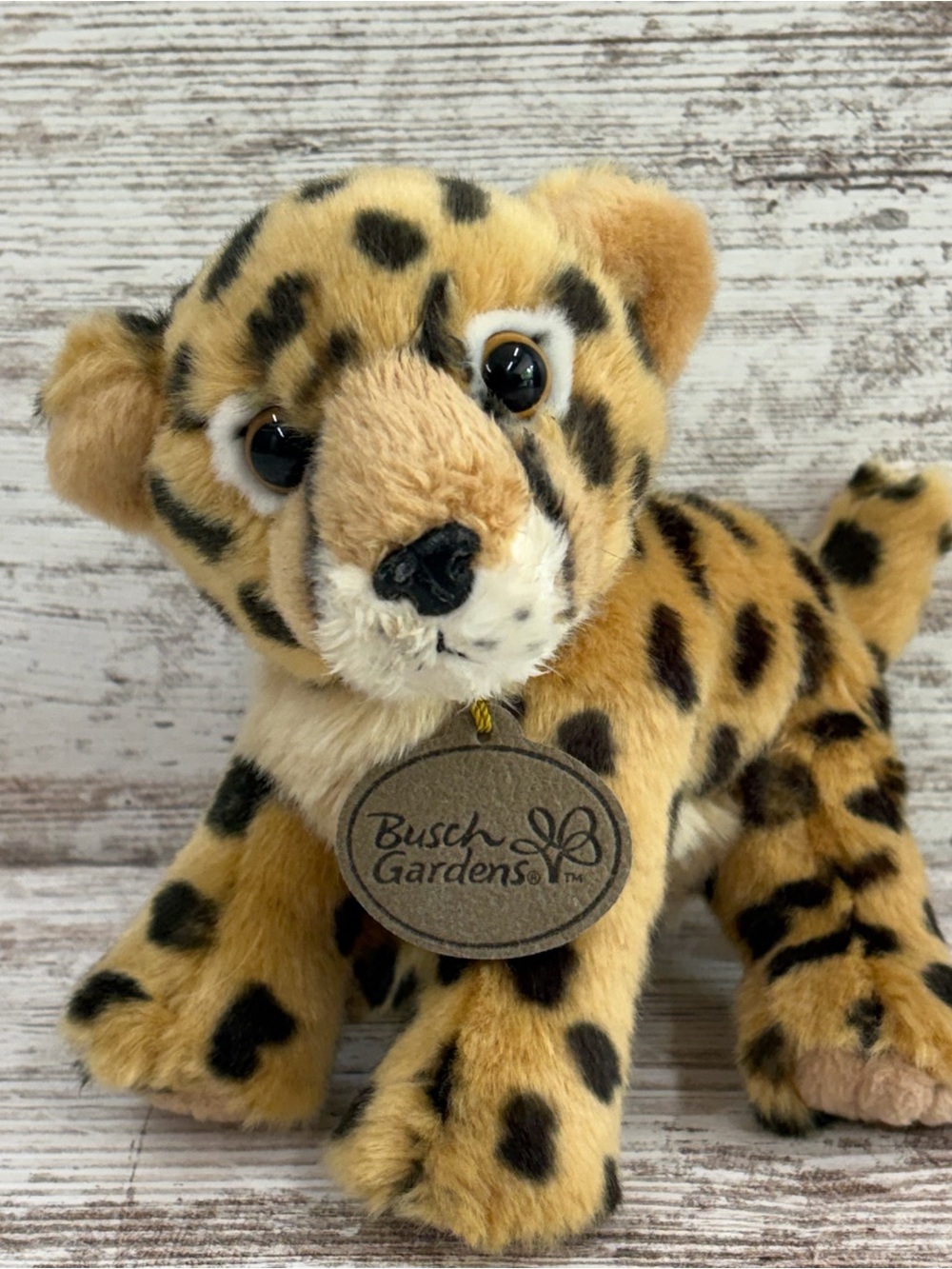 Leopard Cheetah Cub Cat Busch Gardens Plush Stuffed Animal Spotted Small